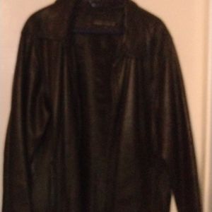 Perry Ellis Leather Portfolio  jacket